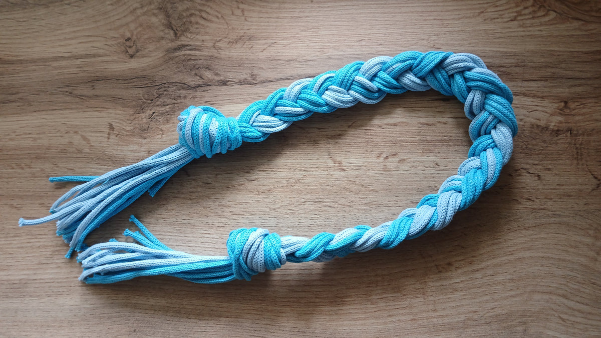 Stevig flostouw voor honden – Blauw