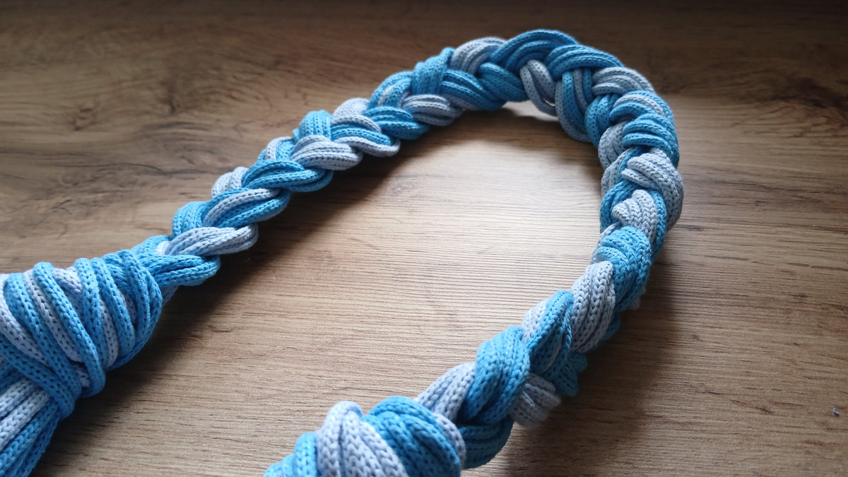 Stevig flostouw voor honden – Blauw