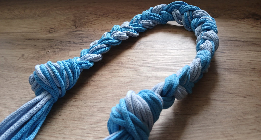 Stevig flostouw voor honden – Blauw