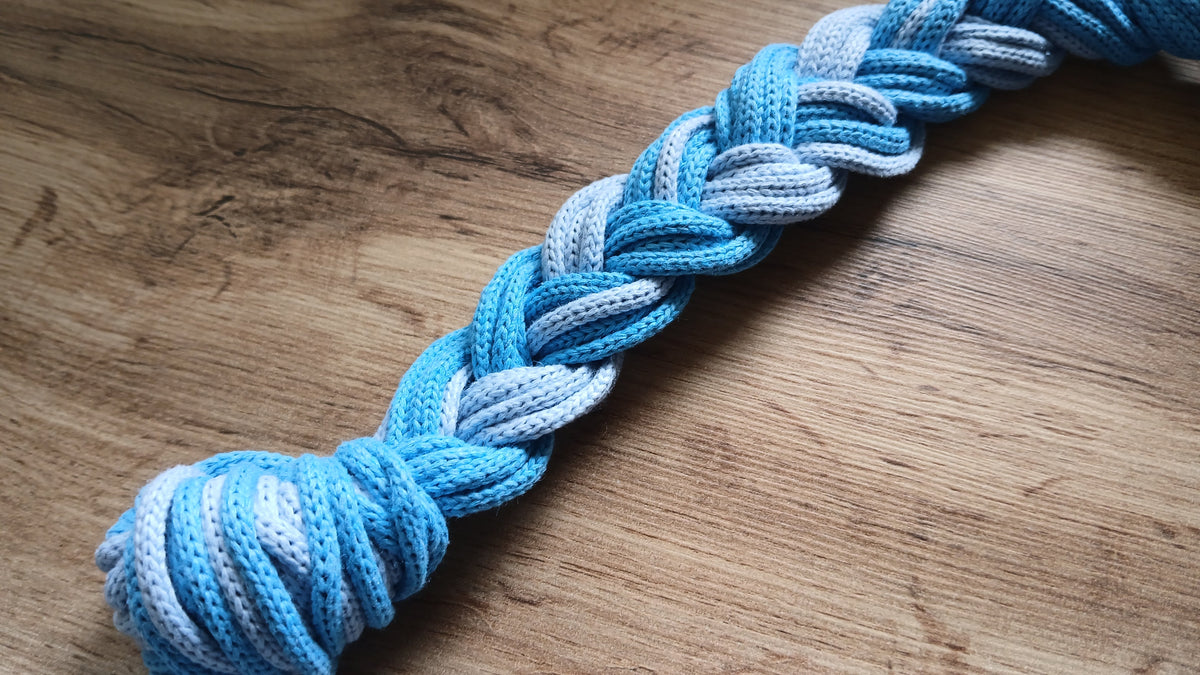 Stevig flostouw voor honden – Blauw