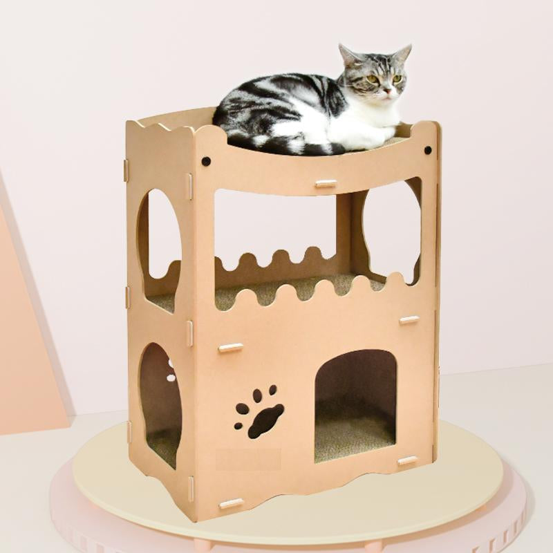 Duurzaam kattenhuis en speelhuis