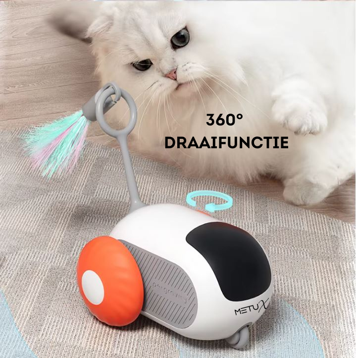MetuX Interaktives Katzenspielzeug – Orange