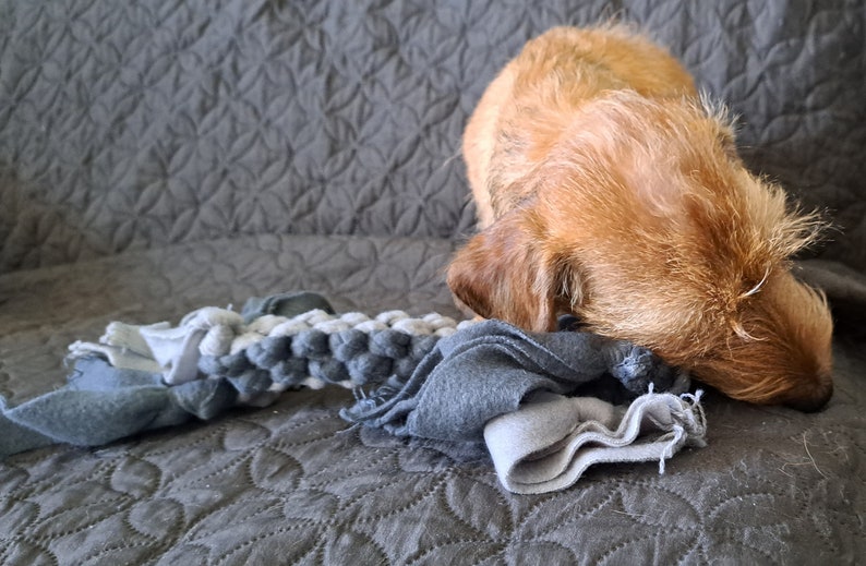 Fleece trekspeeltje voor honden