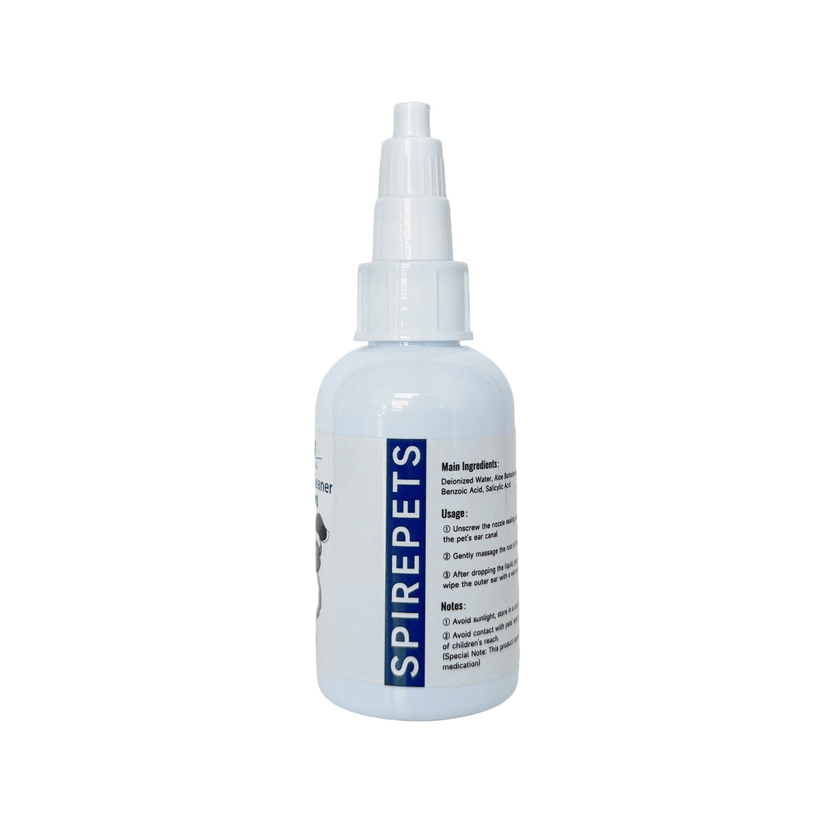 Natuurlijke anti-oormijt oorreiniger voor hond en kat - 50ml