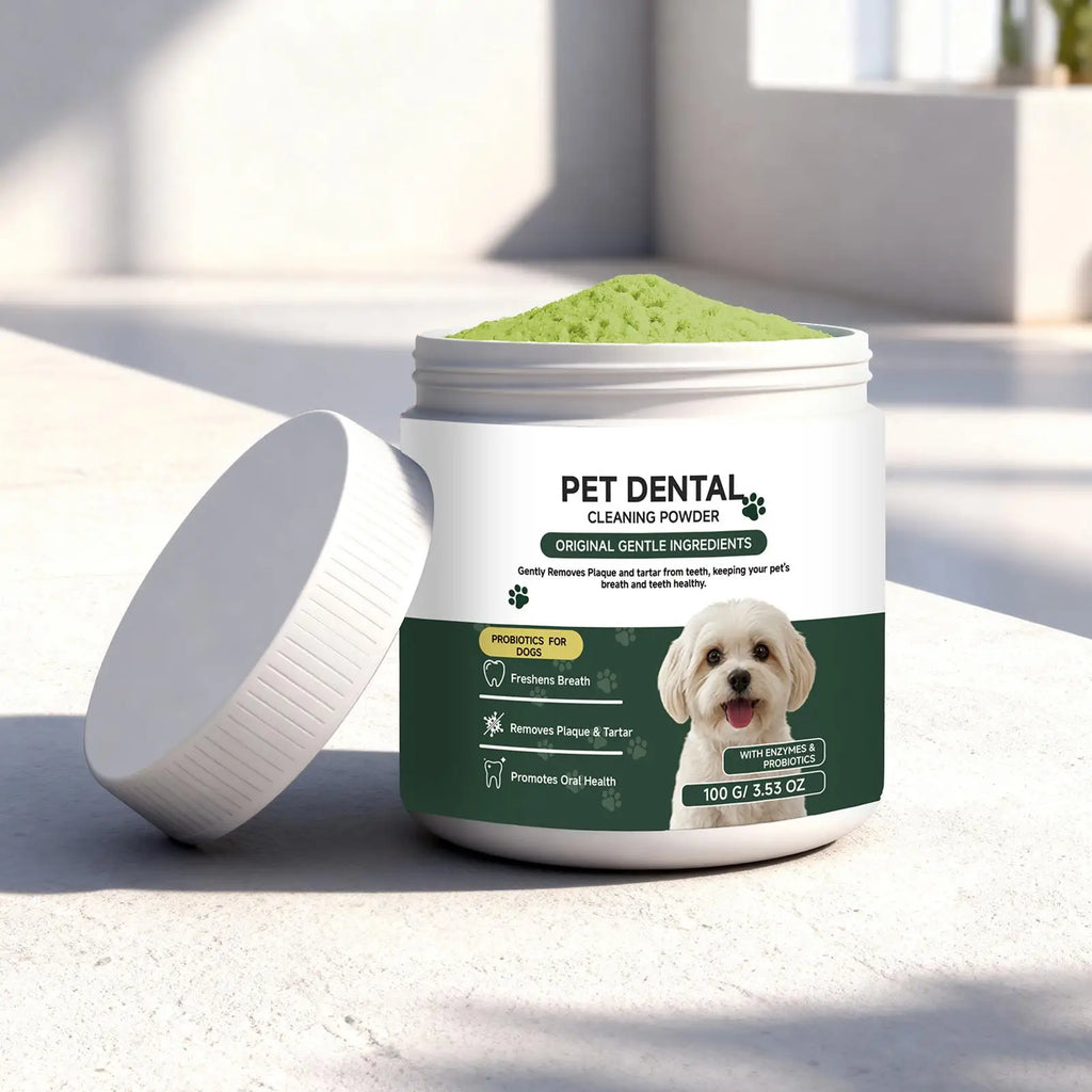 Tandreinigingspoeder voor honden