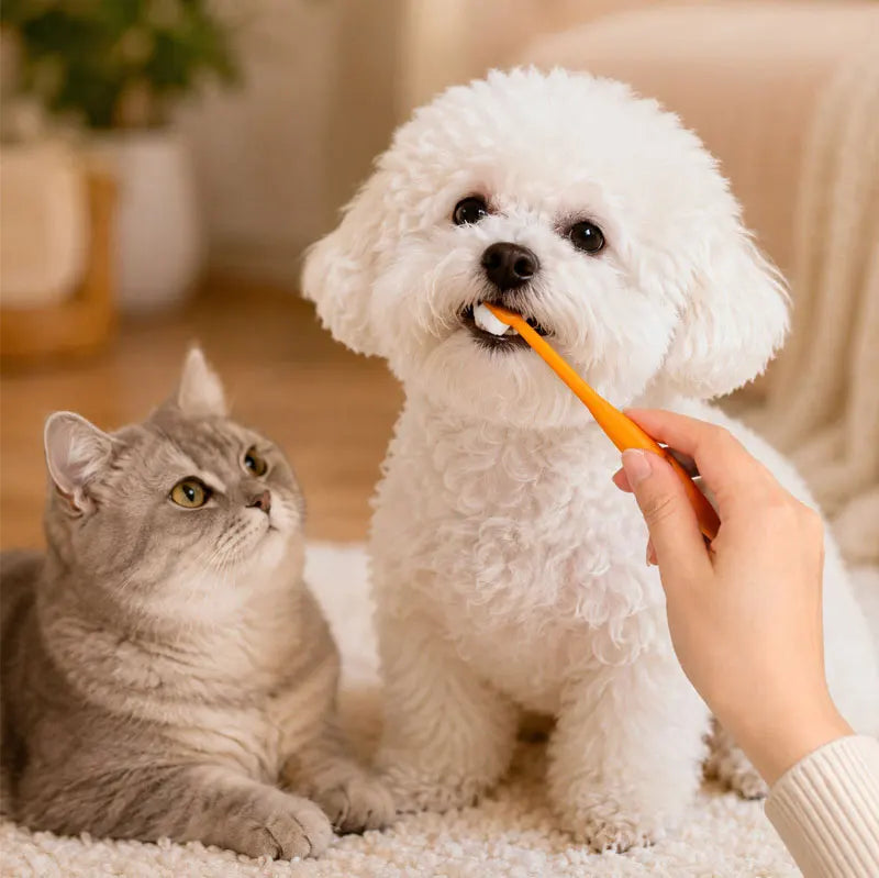 Tandenborstel voor honden en katten