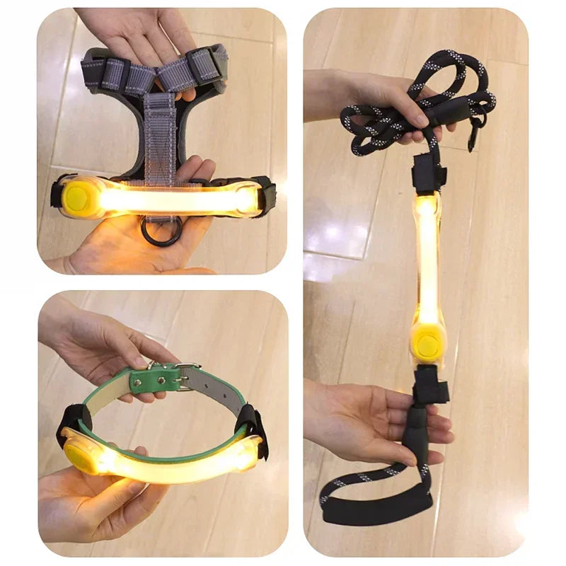LED-veiligheidslicht voor hondenhalsband