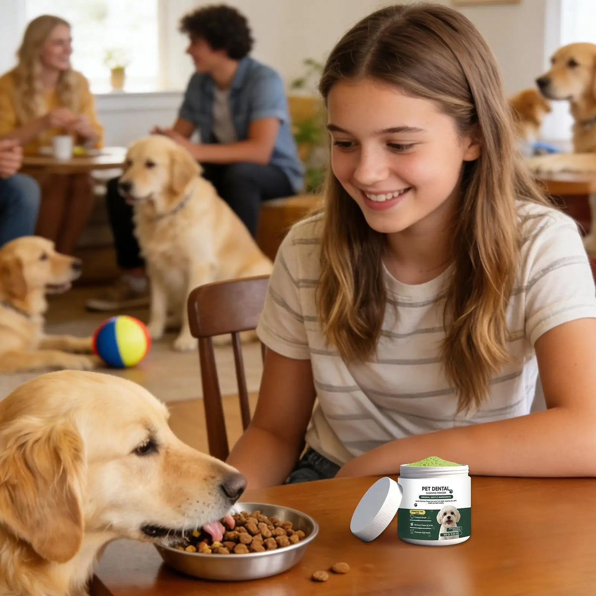 Tandreinigingspoeder voor honden