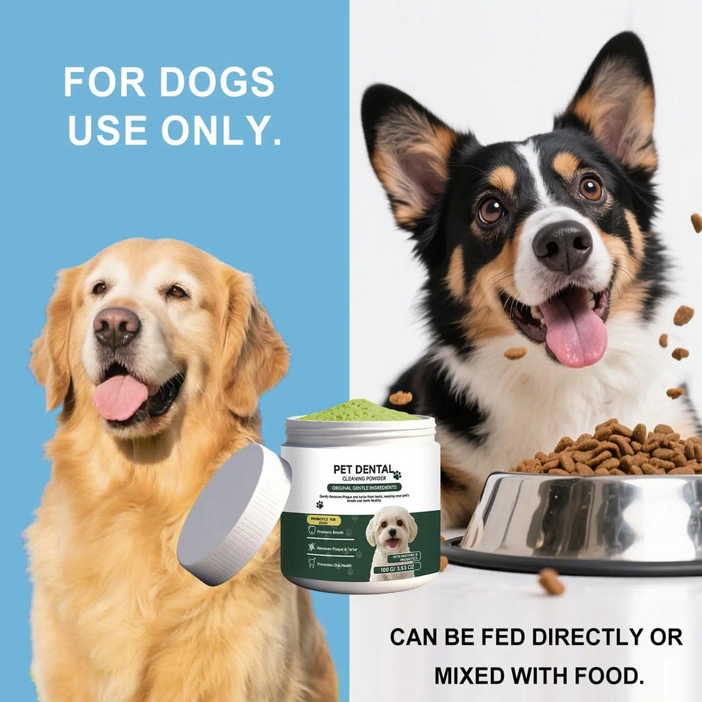 Tandreinigingspoeder voor honden