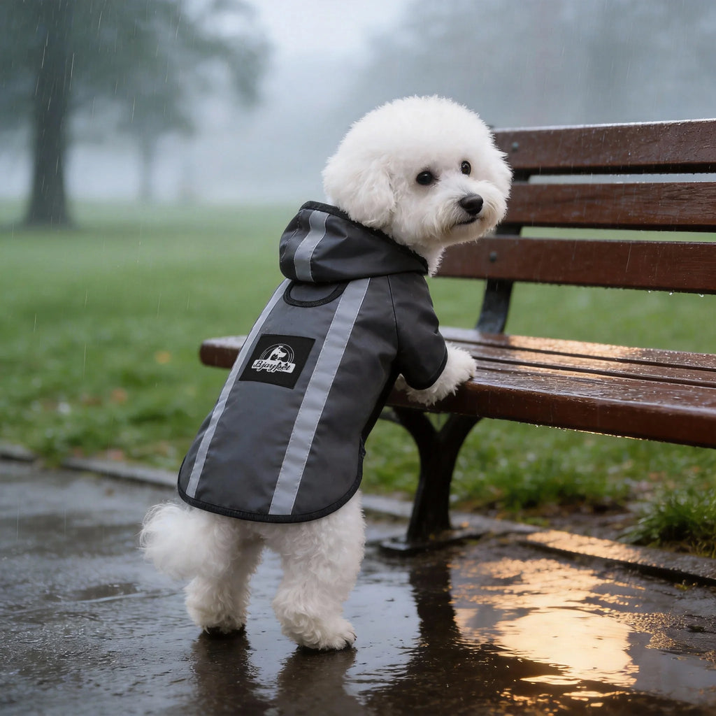 Kleurrijke regenjas voor honden