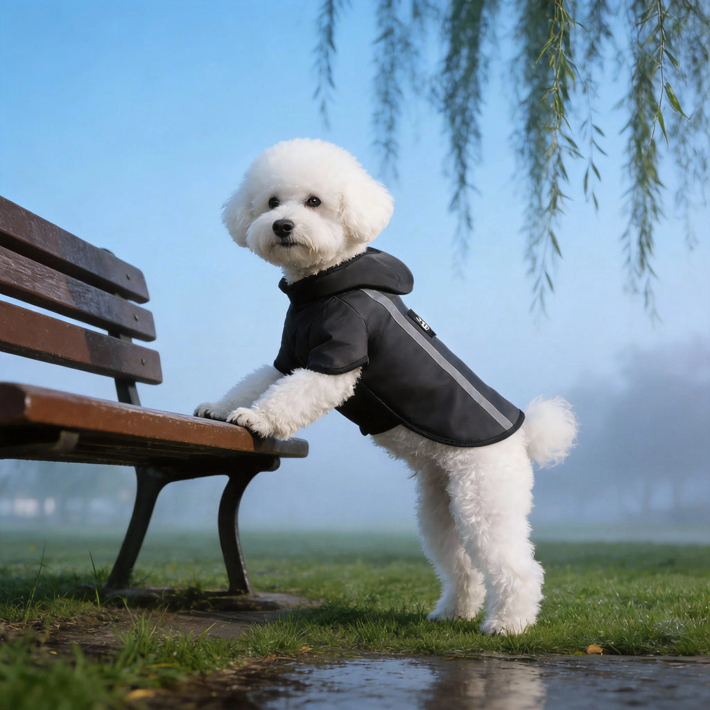 Kleurrijke regenjas voor honden