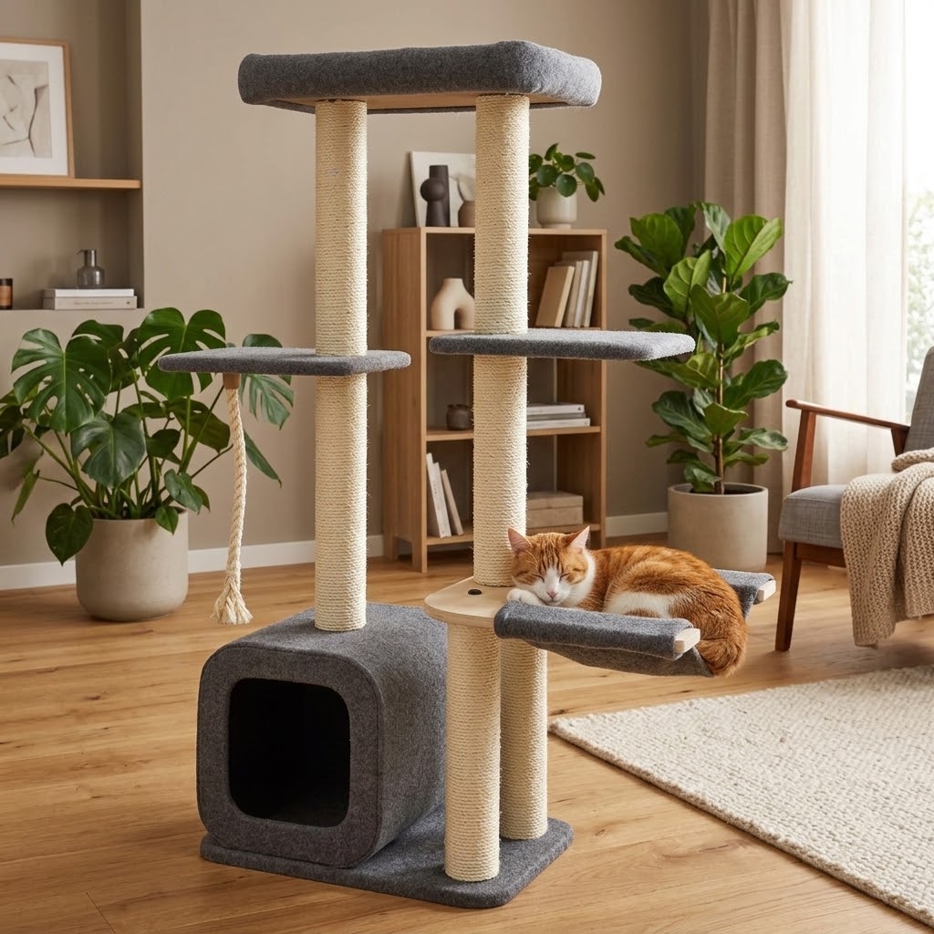 Kattenkrabpaal Candy - klimboom voor katten